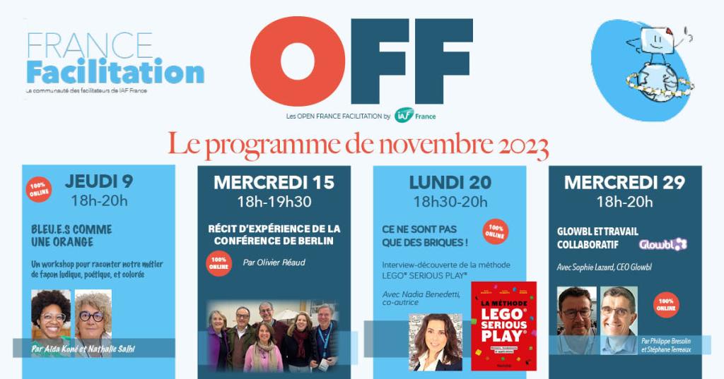 Le programme de novembre